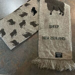 Norsewear Wool Sheep Scarf  Made in New Zealand Unisex
